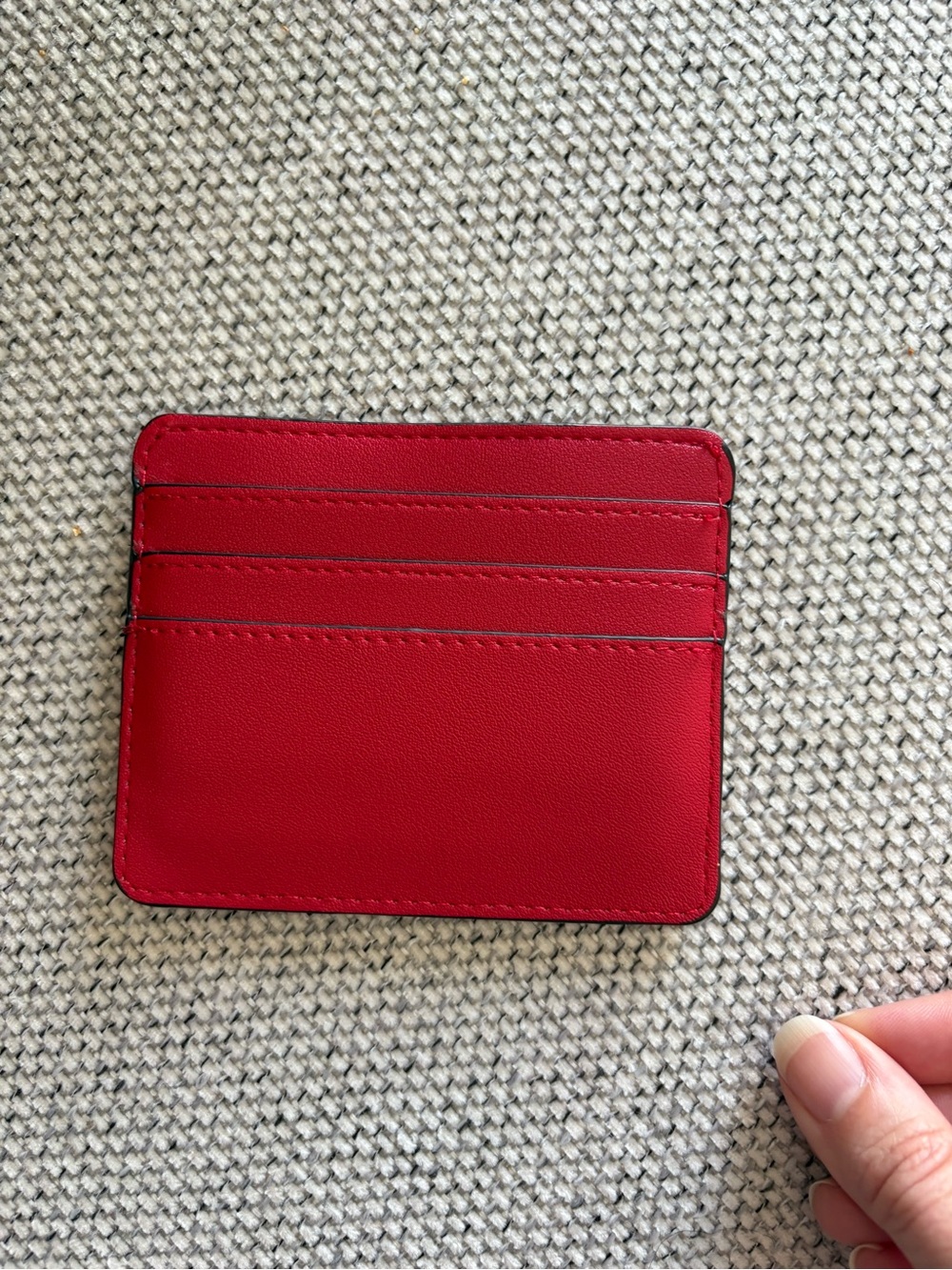 Poppy & Peonies Red Slim Card & Key Holder - Picture 3 of 9